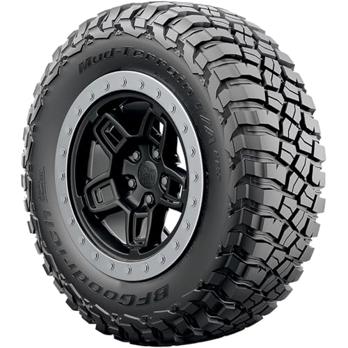 BFGoodrich Mud Terrain T/A KM3 Radial Car Tire for Light Trucks, SUVs, and Crossovers, 37x12.50R17/D 124Q