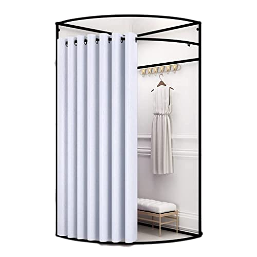 Portable Dressing Room Clothing Store Fitting Room Movable Changing Room for Privacy Protection and Room Divider Dressing Room Easy to Assemble