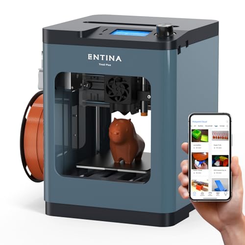 3D Printers Tina2 Basic, Fully Assembled and Auto Leveling 3D Printer for Beginners and Kids, Removable Magnetic Platform