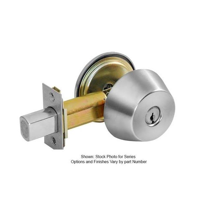 Corbin Russwin DL2211 612 CL7 Deadlock Satin Bronze Clear Coated