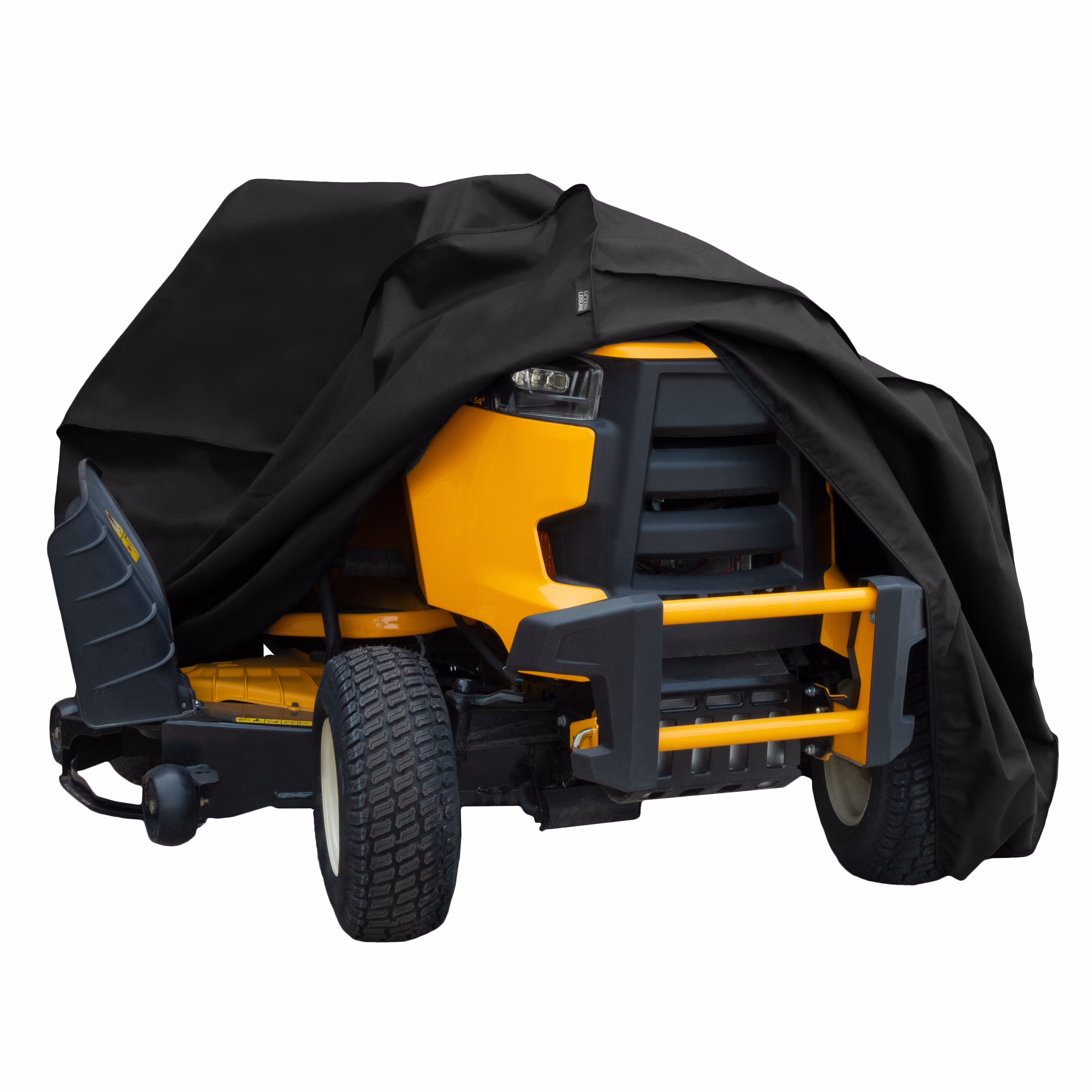 Modern Leisure Chalet Zero-Turn Lawnmower Cover, Fits Decks Up To 62", 82"L x 50"W x 47"H, Black