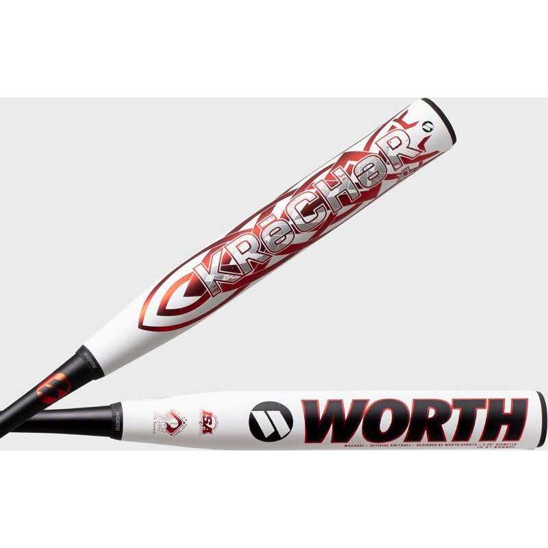 2024 Worth KReCHeR Gamer XL SSUSA Senior Slowpitch Softball Bat - Sports Supplies Online Store