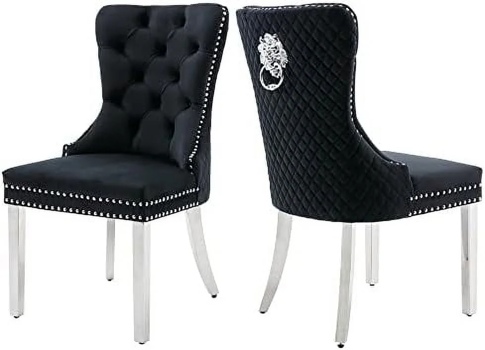 HOOMHIBIU Velvet Loveseat Settee  Nikki Collection Modern Dining Chair  Upholstered Contemporary Banquette Bench with Back  Button Tufted Comfy