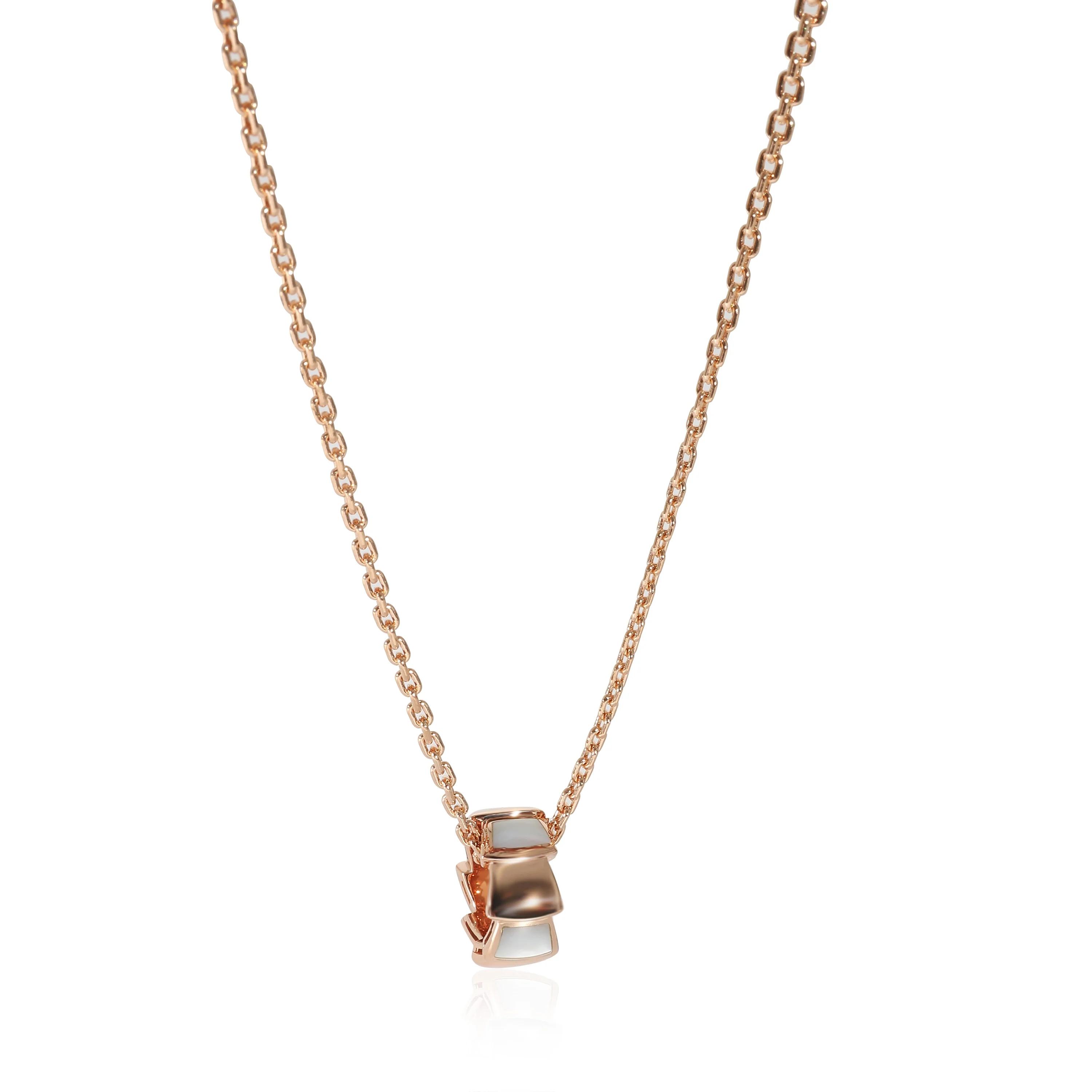 BVLGARI Serpenti Fashion Necklace in 18k Rose Gold Pre-Owned