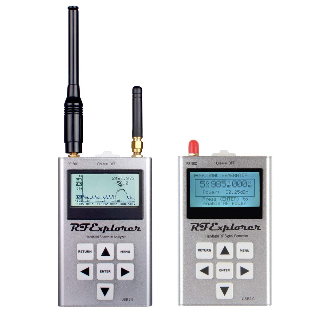 EMRSS RF Explorer 6G Combo and RF Explorer Signal Generator with Carrying Case
