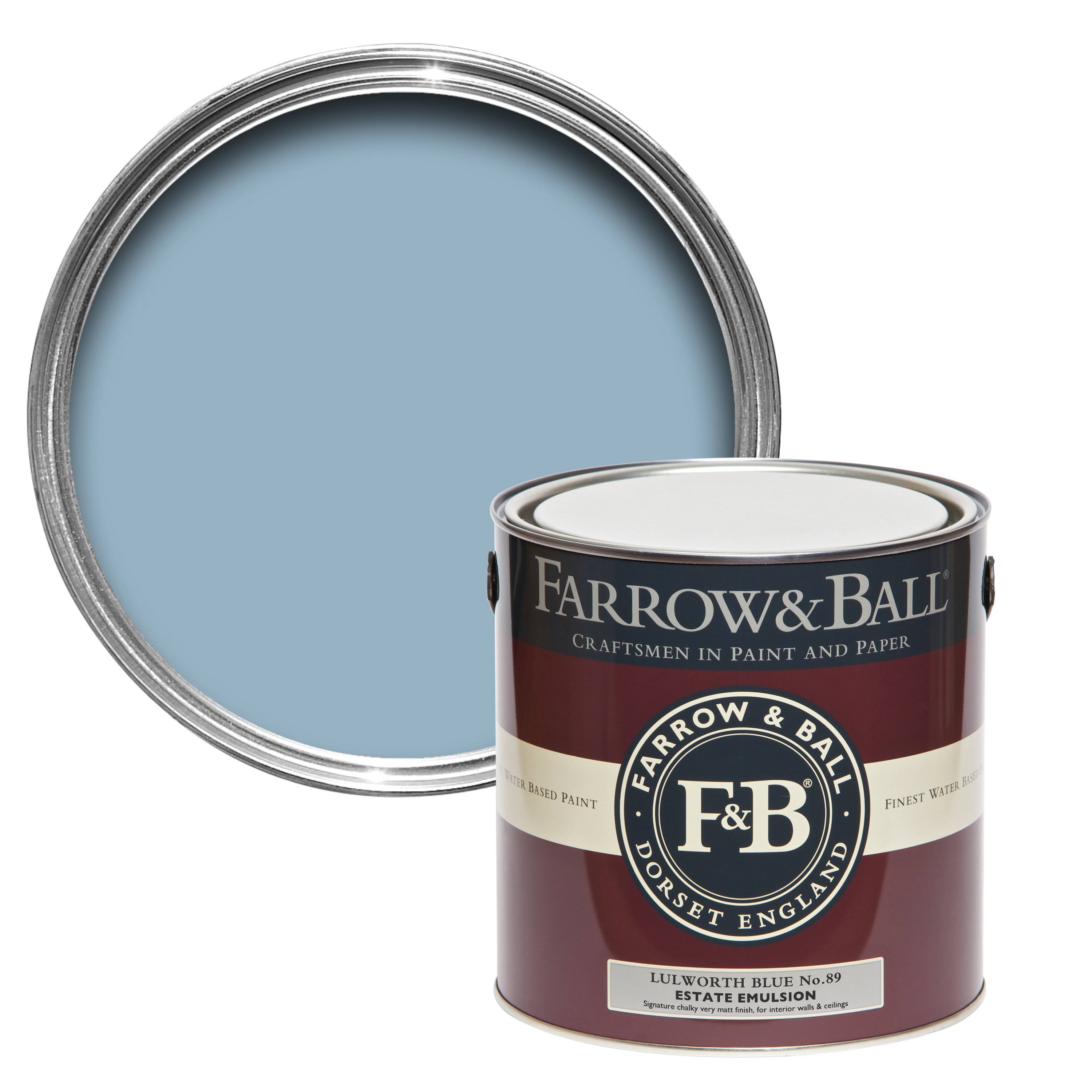 Farrow u0026 Ball Lulworth Blue Paint US Gallon Dead Flat No.89