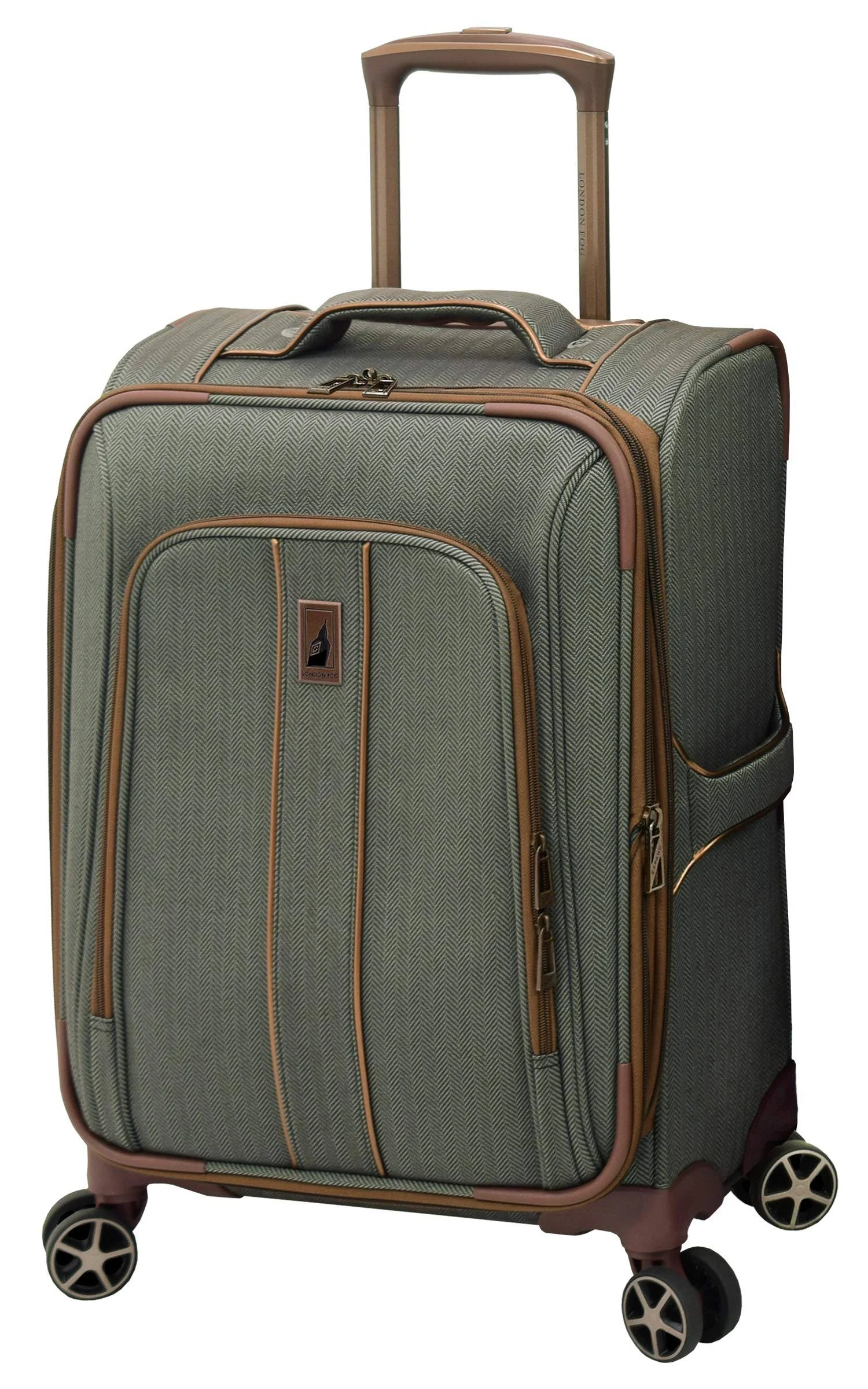 London Fog Newcastle 20-inch Spinner Carry-On Slate Bronze