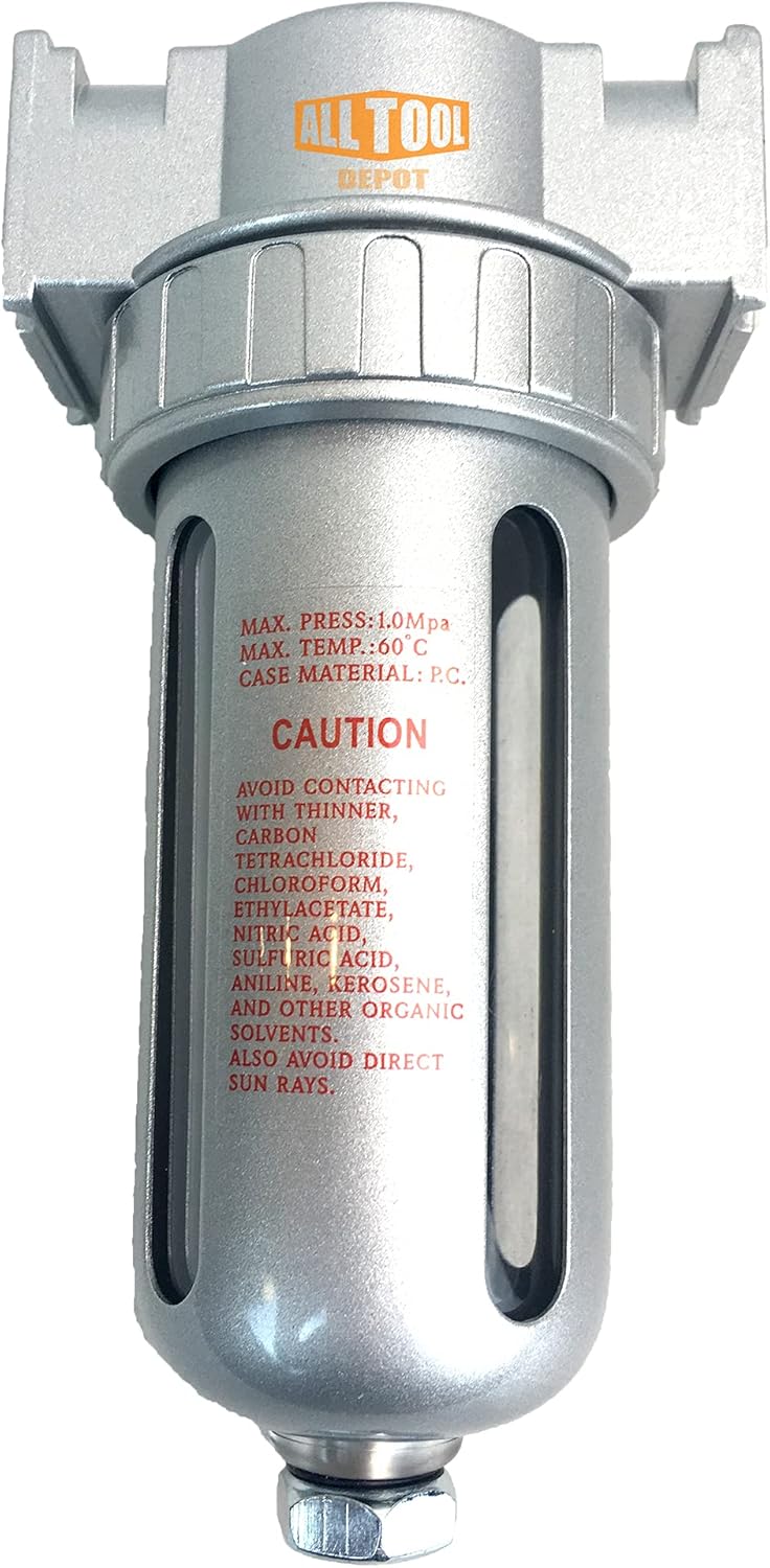 3/4 NPT Heavy Duty Compressed Air In Line Filter Desiccant Dryer Moisture Water Separator