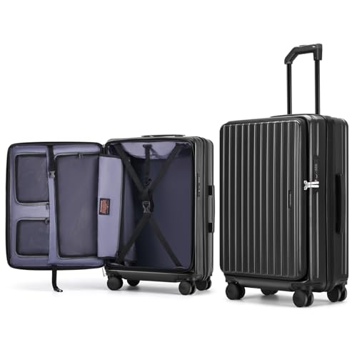 ROAMING Grace Expandable Carry On Luggage Airline Approved, 20 Inch Hardside Carry On Suitcase with Wheels