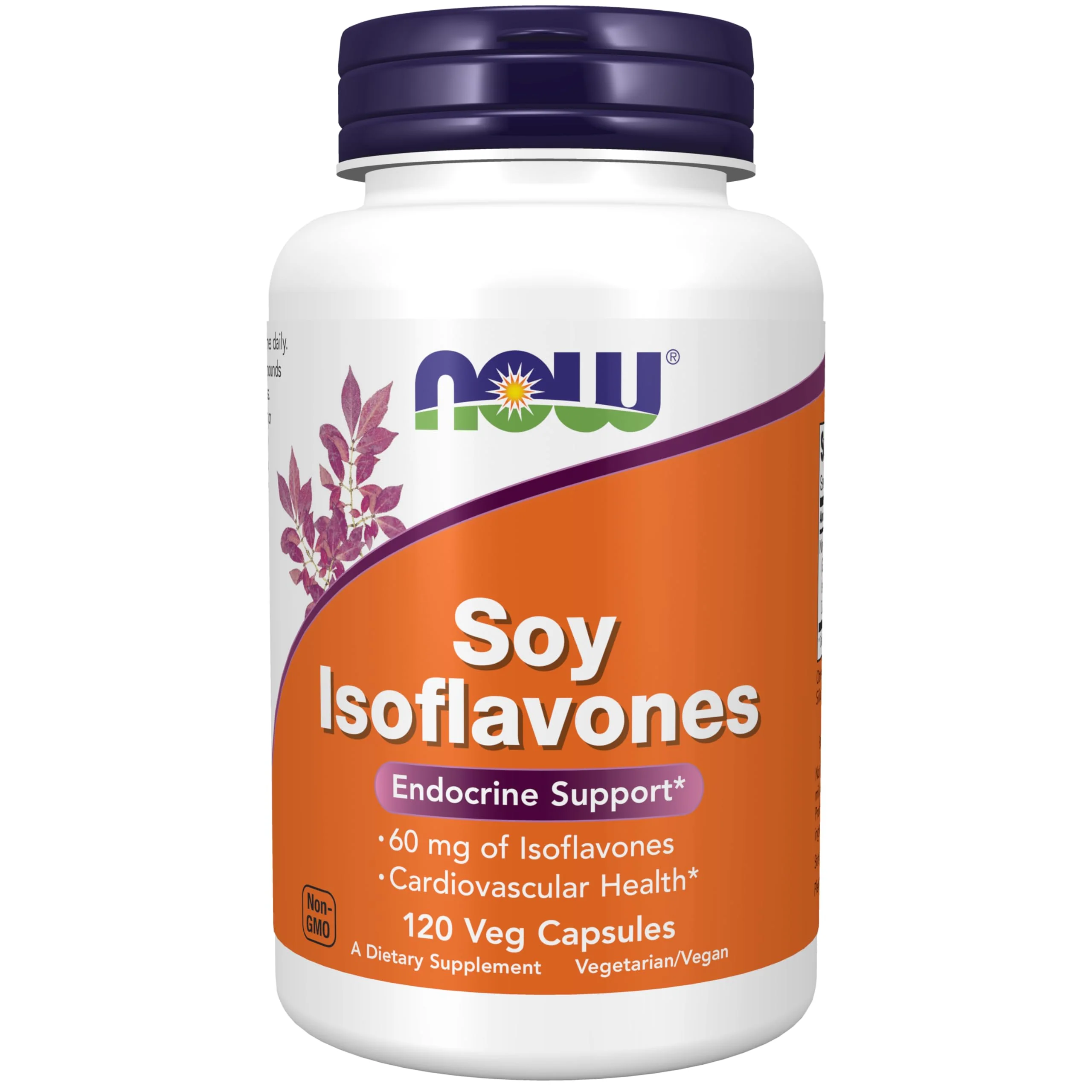 NOW Supplements, Soy Isoflavones, 60 mg (Plant Compounds Particularly Concentrated in Soybeans, like Genistein, Daidzein and Glycitein)