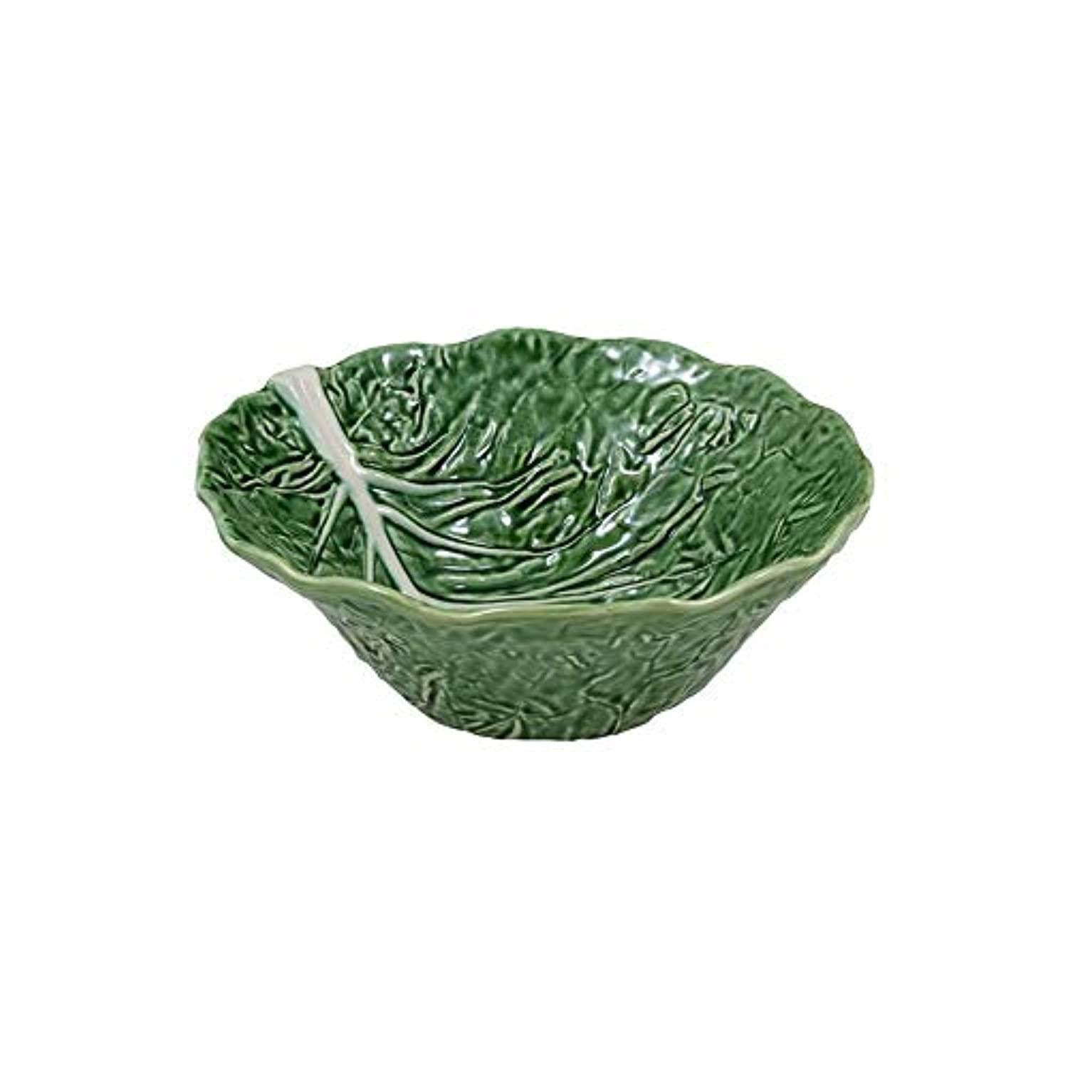 Bordallo Pinheiro Cabbage Green Deep Salad Bowl
