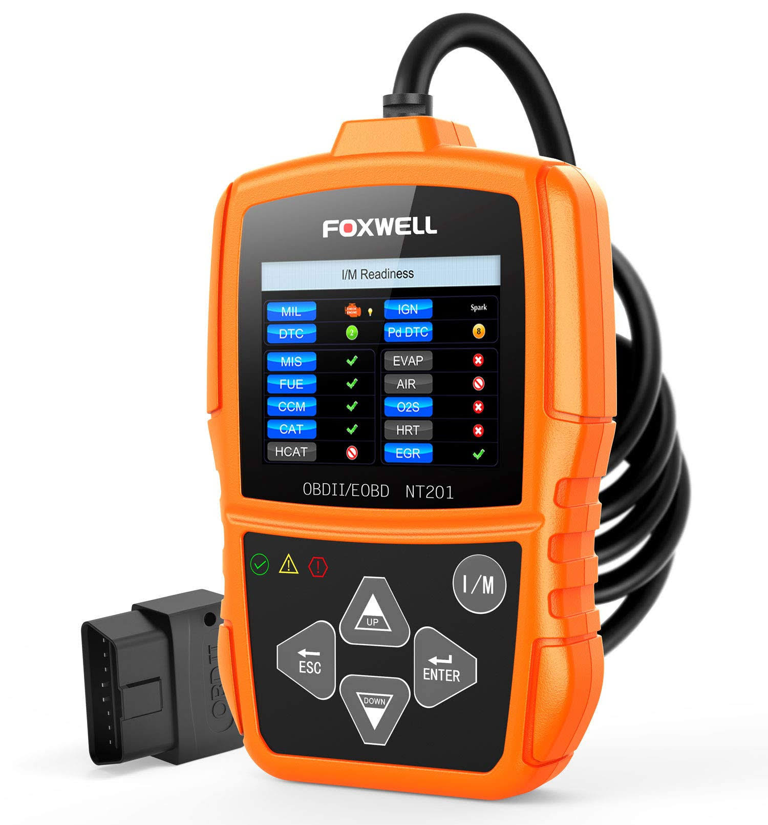 Foxwell NT201 OBD II Auto Code Scanner Automotive Diagnostic Scan Tool Check Car Engine Light