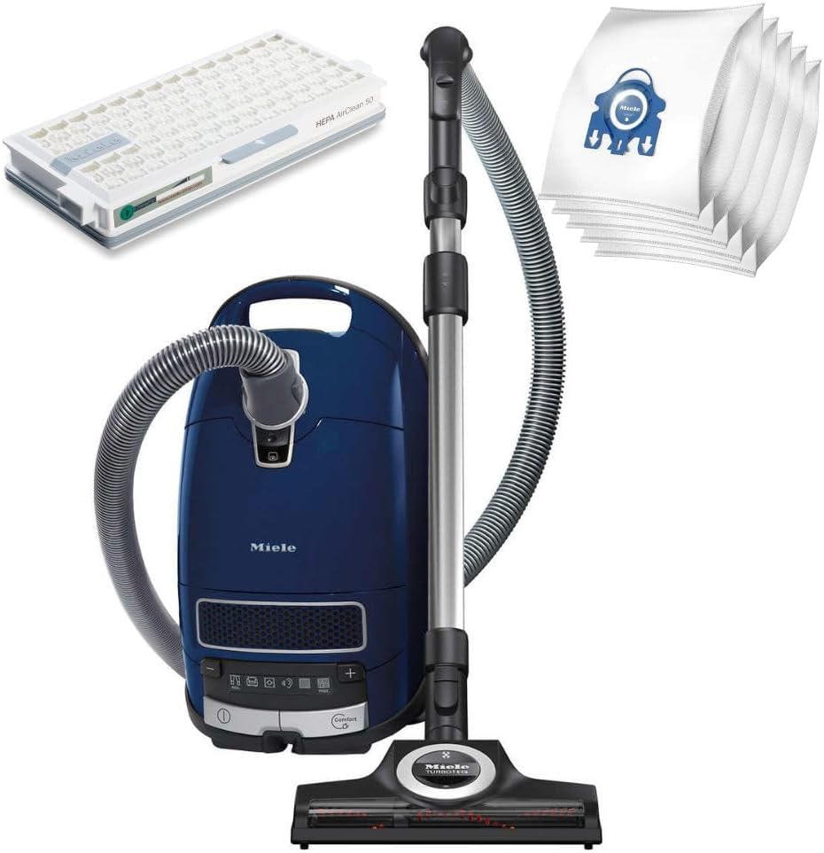 Miele Complete C3 Multi Surface Care Powerline Canister Vacuum + Floor Heads + Dust Bags + HEPA Filter