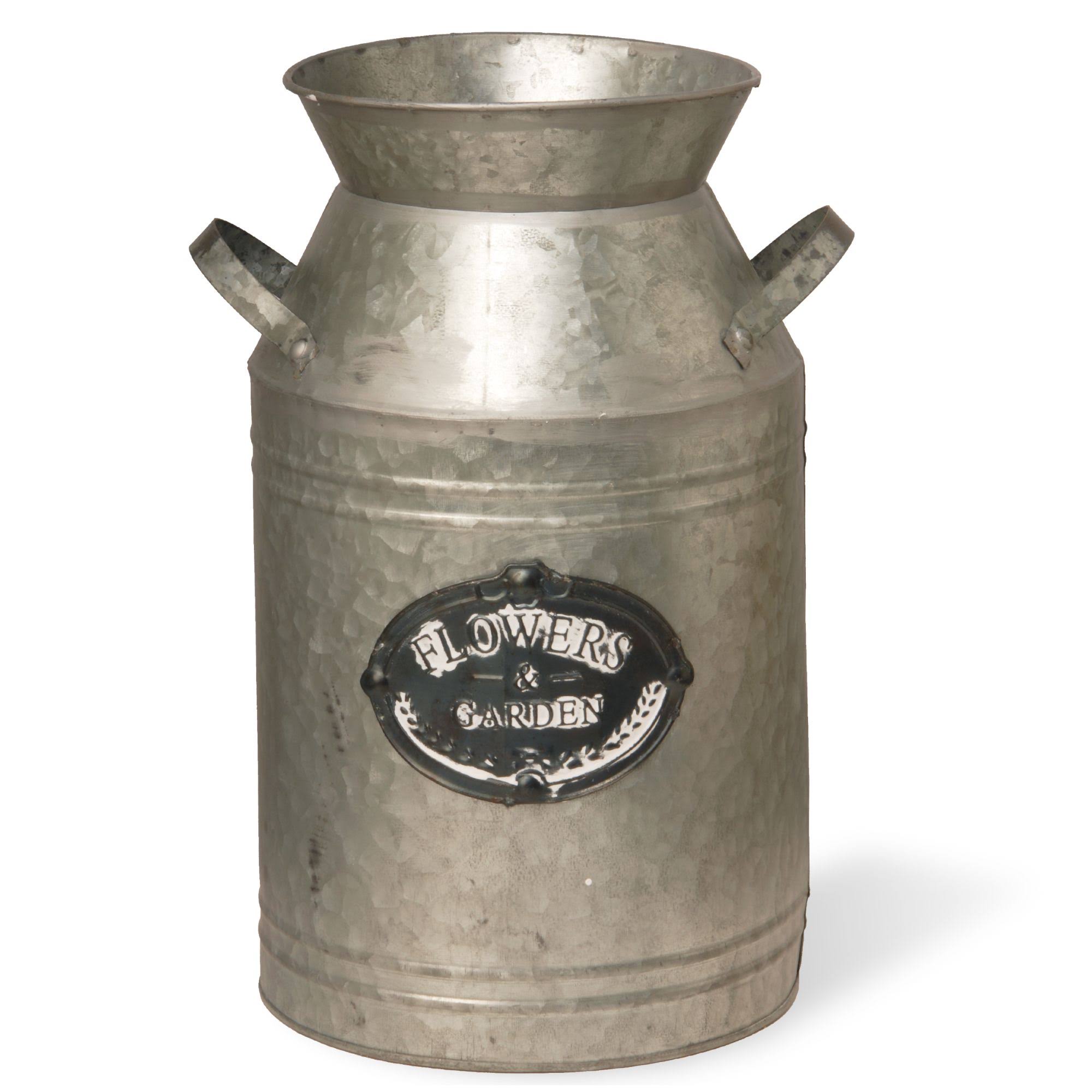15x22 Garden Accents Antique Milk Can