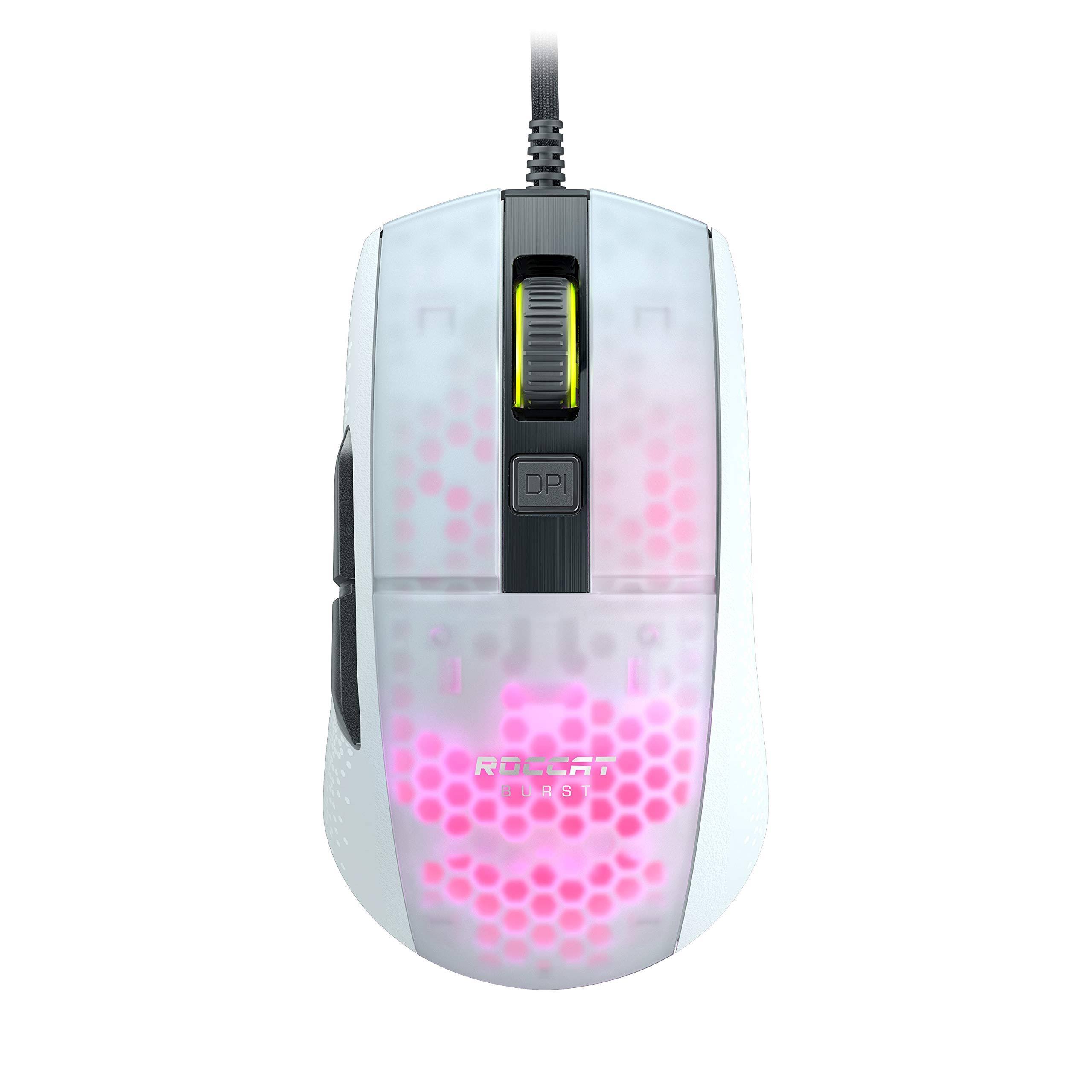 Roccat Burst Pro Extreme Lightweight Optical Pro Gaming Mouse - White