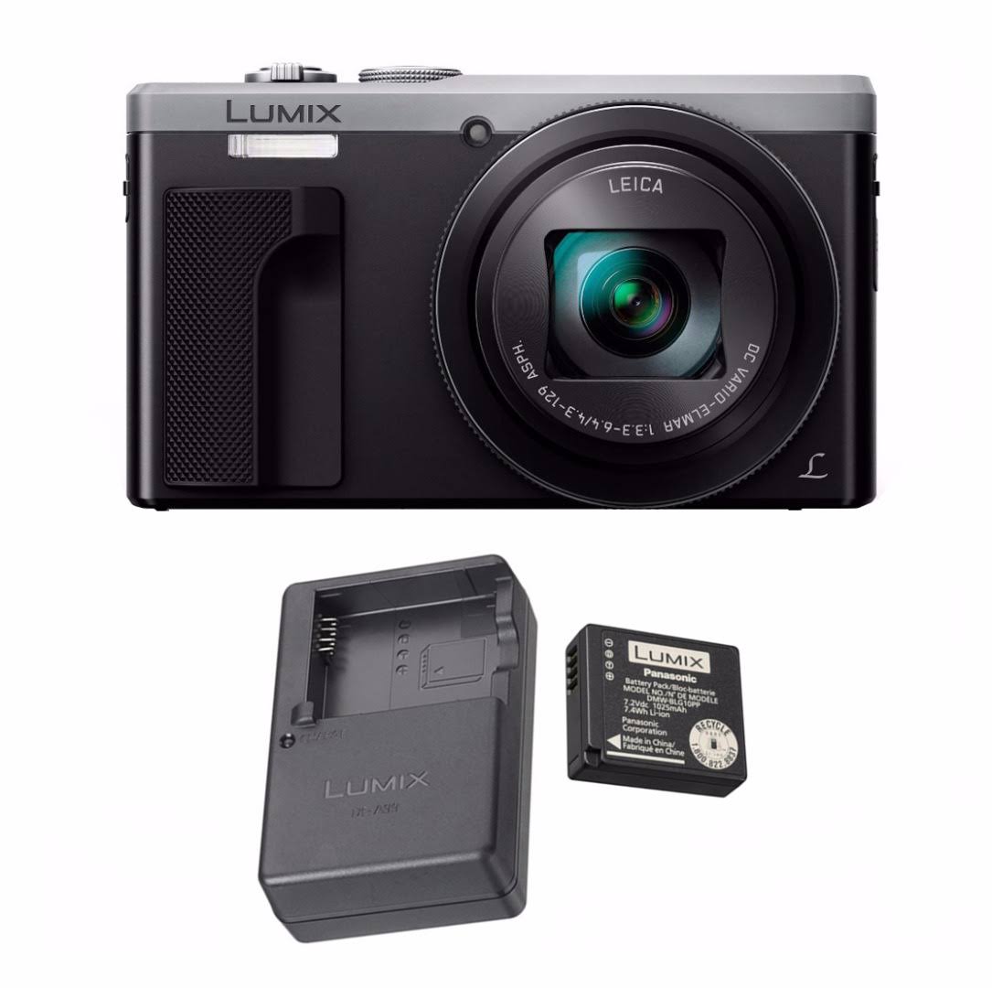 Panasonic Lumix Zs60, 4K Leica Lens (Silver) w/ Panasonic Battery u0026 Charger