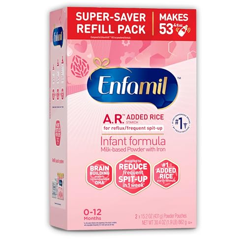 Enfamil A.R. Baby Formula, Added Rice Starch Formula to Reduce Reflux & Spit-Up, DHA for Brain Development