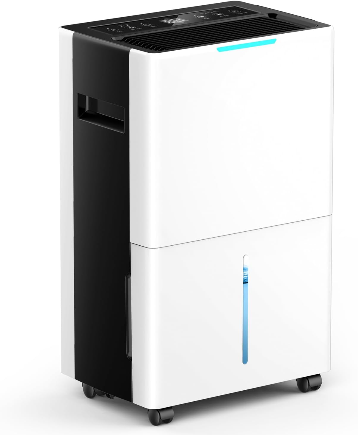 1500 Sq.ft Dehumidifier for Basement, 21 Pints Dehumidifier for Home and Basements, Auto or Manual Drainage, Auto Defrost, Quietly Remove Moisture