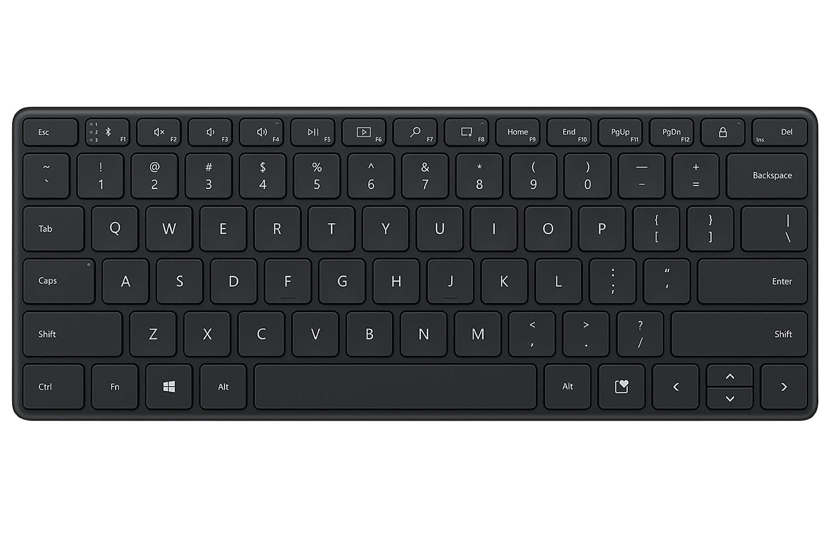 Microsoft Designer Compact Bluetooth Keyboard - Matte Black - Megean