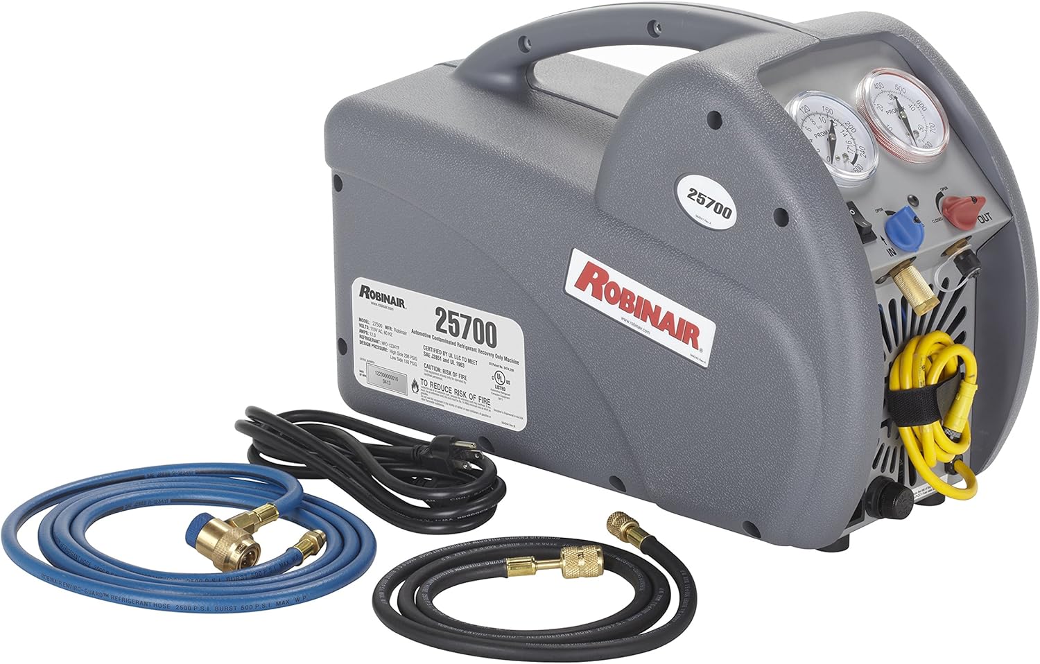 Robinair 25700 Contaminated Refrigerant Recovery Machine for R-134a and R-1234yf