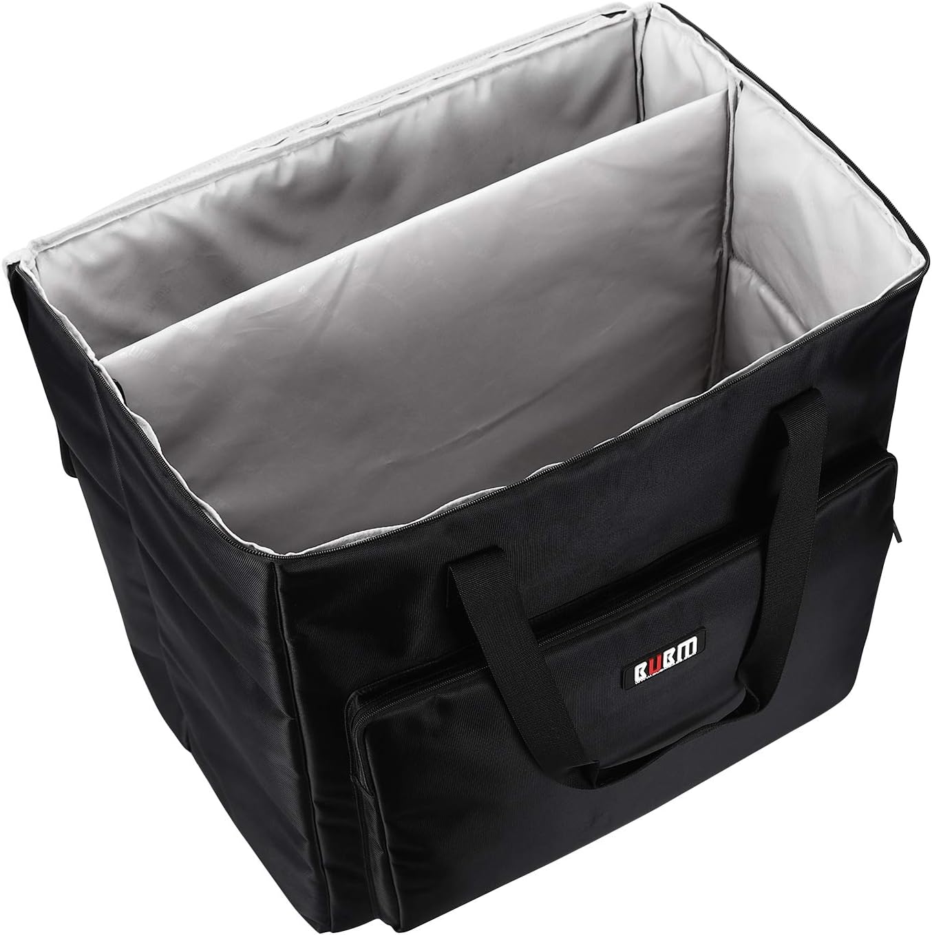ITHWIU Desktop Gaming Computer Tower PC Double Layers Carrying Case Travel Storage Bag for Computer Main Processor Case, Monitor(Up to 24 inch)