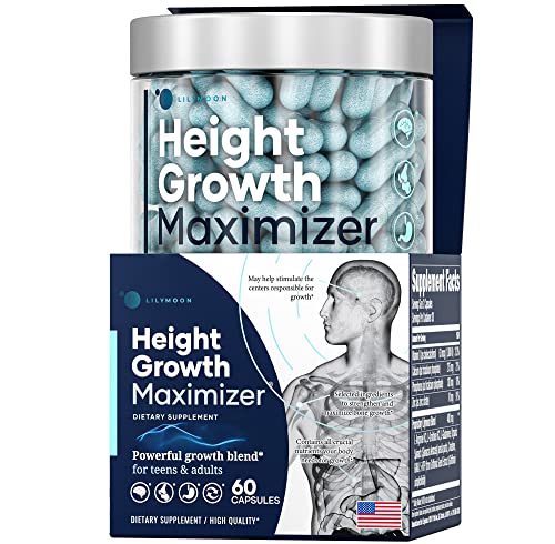 LILYMOON Height Growth Maximizer - Made in USA - Premium Peak Height Growth Supplement for Kids & Teens to Grow Taller Naturally