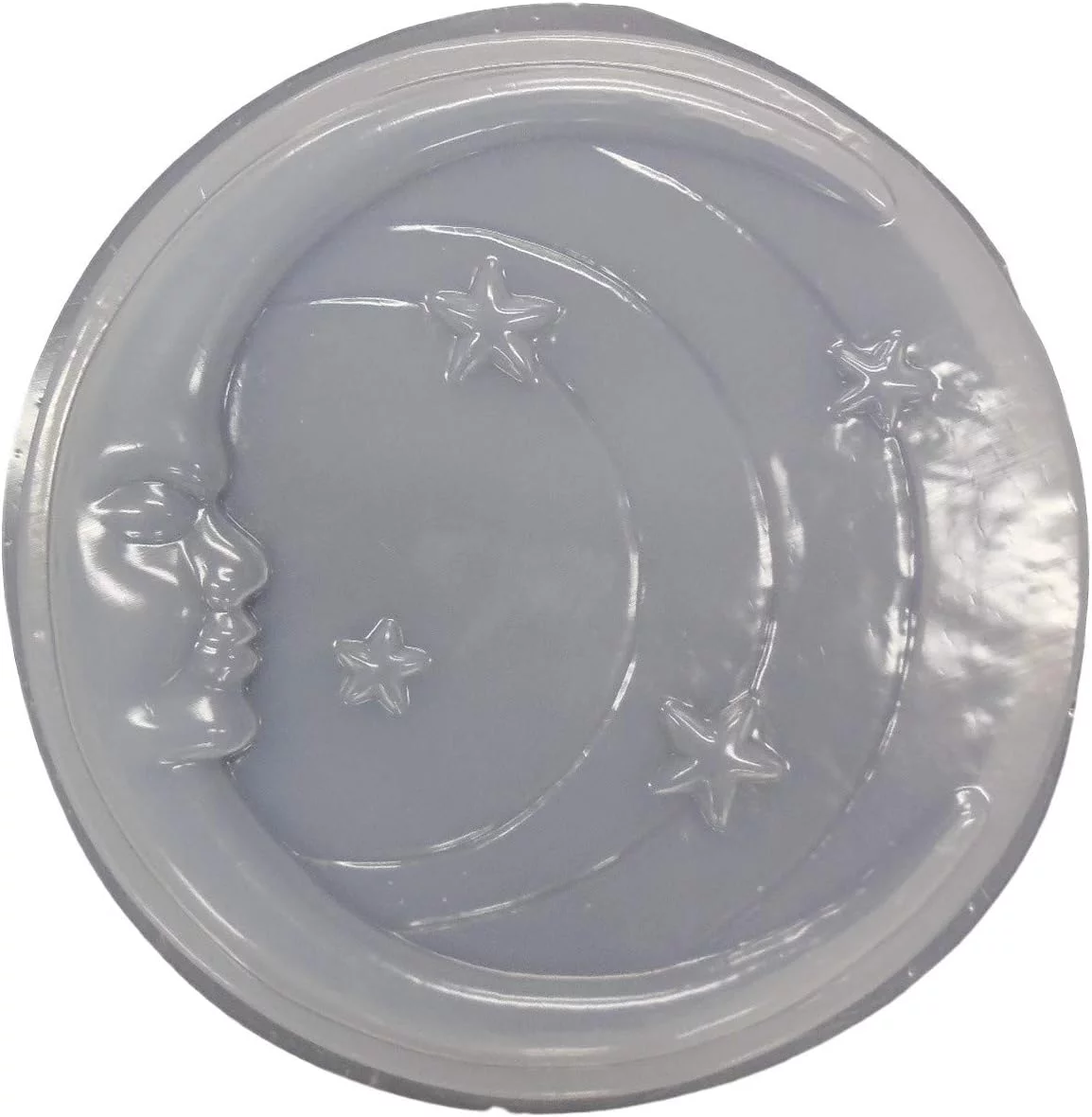 Moon  Stars Plastic Craft  Use With Concrete Or Cement For Making Stepping Stones 1117 - Curated Treasures Market