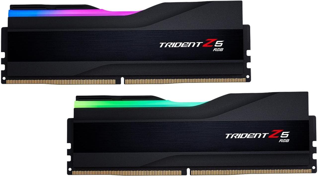 G.SKILL Trident Z5 RGB Series (Intel XMP 3.0) DDR5 RAM 64GB (2x32GB) 5600MT/s CL36-36-36-89 1.25V Desktop Computer Memory UDIMM