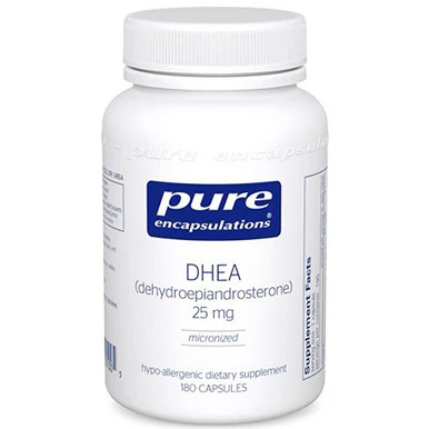 Pure Encapsulations DHEA 25mg 180c - Kansas Nuitrition - HNZSDS