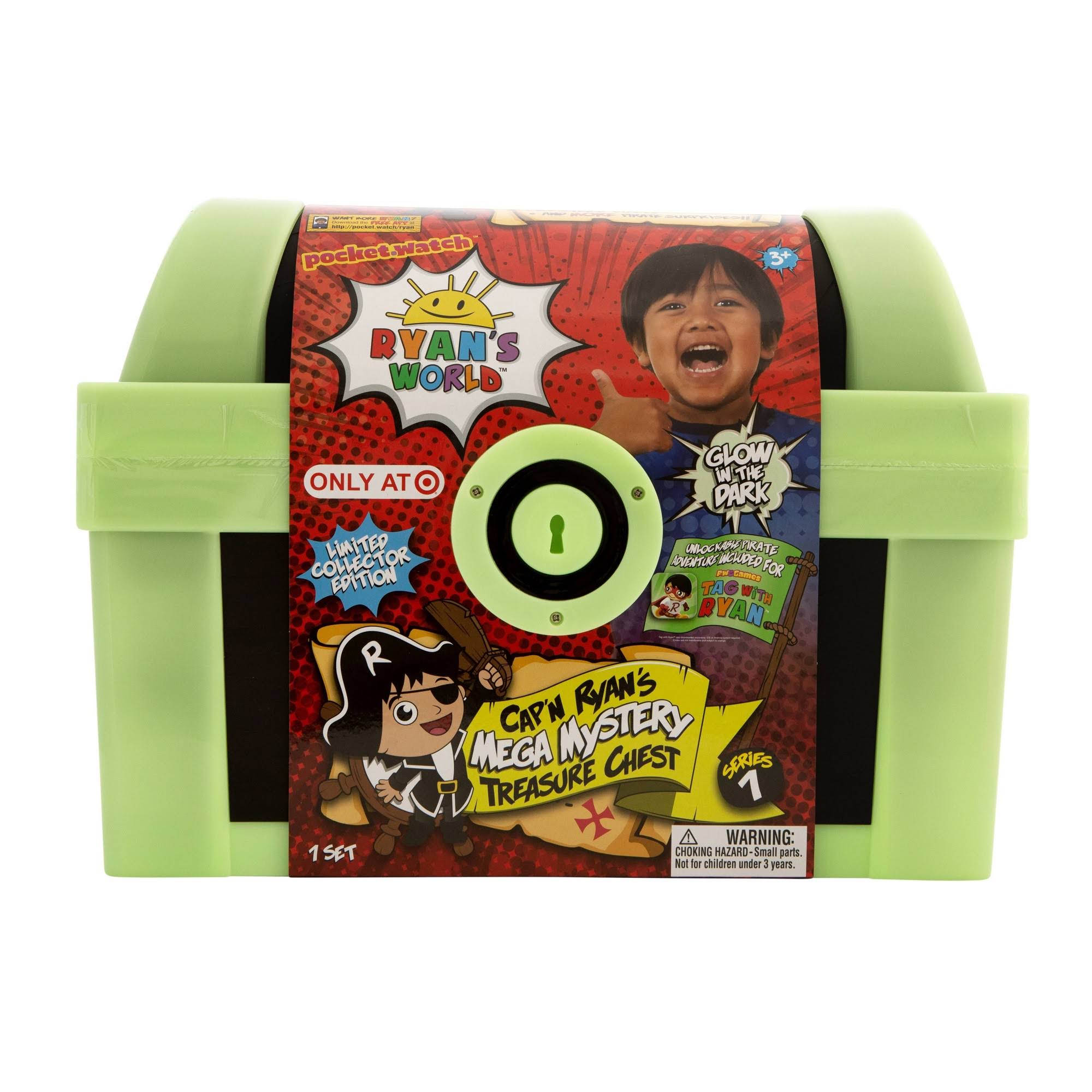 Ryan&s World Cap&rsquo;n Ryan&rsquo;s Glow-In-The-Dark Mega Mystery Treasure Chest