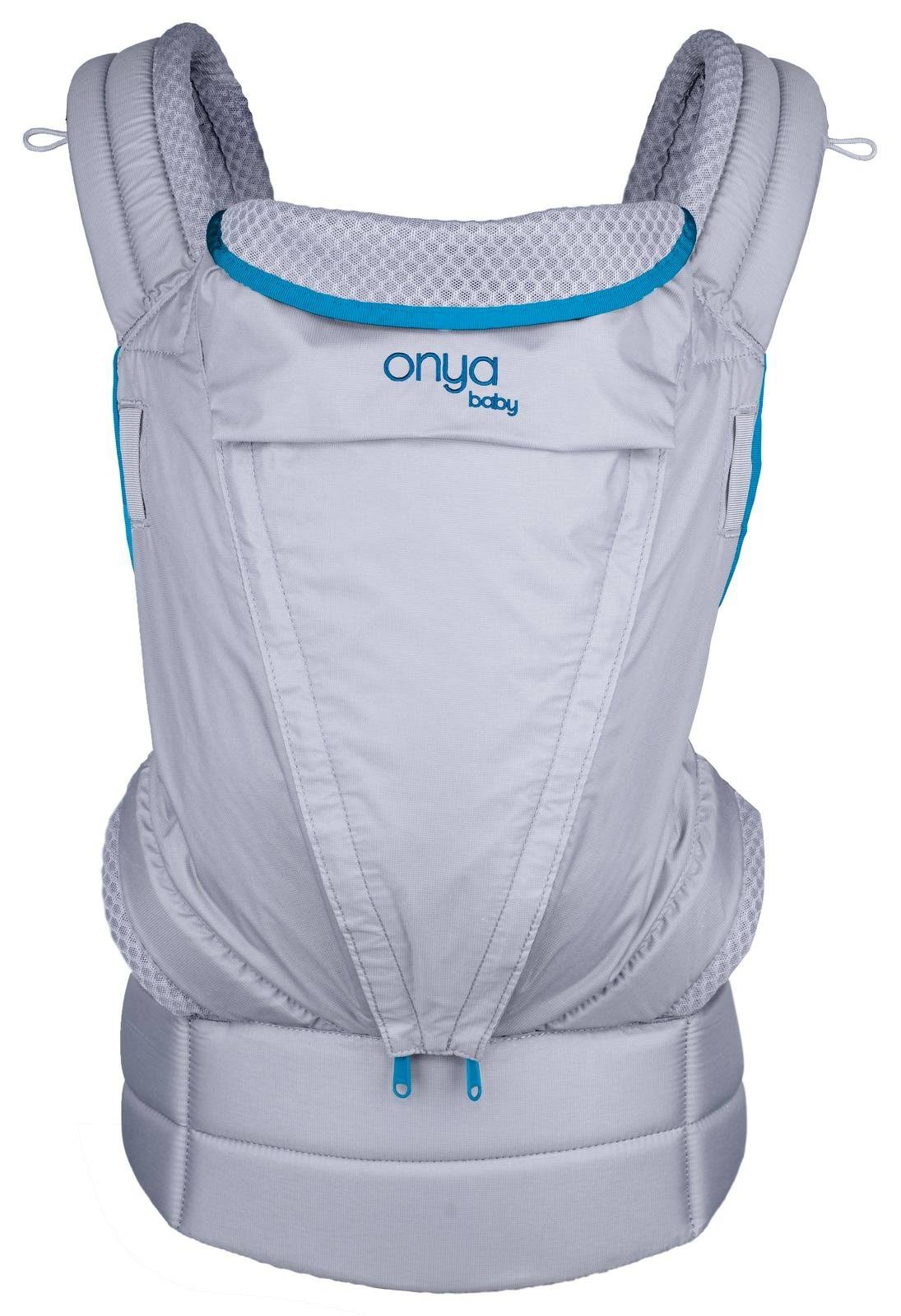Onya Baby Pure Baby Carrier - Atoll Blue/Granite