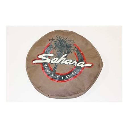 Mopar 82204567AB Sahara Logo Spare Tire Cover Jeep Wrangler