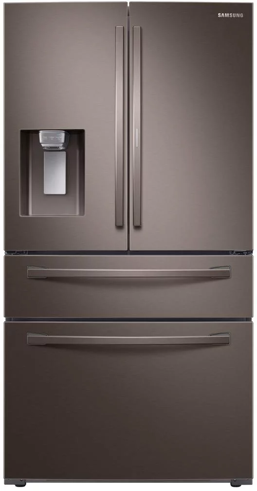 Samsung 28 cu. ft. 4-Door French Door Refrigerator with Food Showcase RF28R7351DT