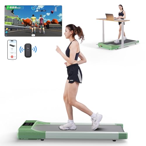 SupeRun Walking Pad, 2024 Newest Walking Pad Treadmill, 2 in 1 Under Desk Treadmill for Home Office