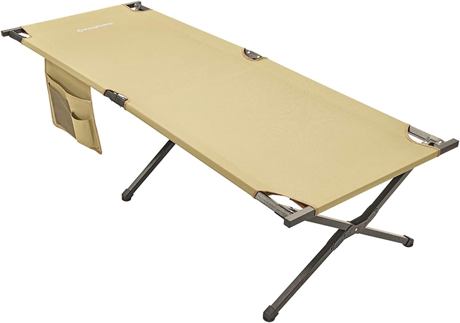 KingCamp Folding Camping Cot, Heavy Duty Adults Portable and Lightweight Cots