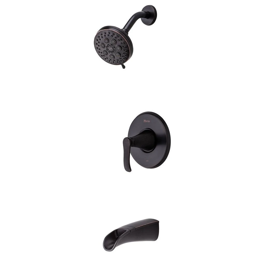 Pfister Jaida Single-Handle 4-Spray Tub and Shower Faucet with Restore Technology in Tuscan Bronze (Valve Included)