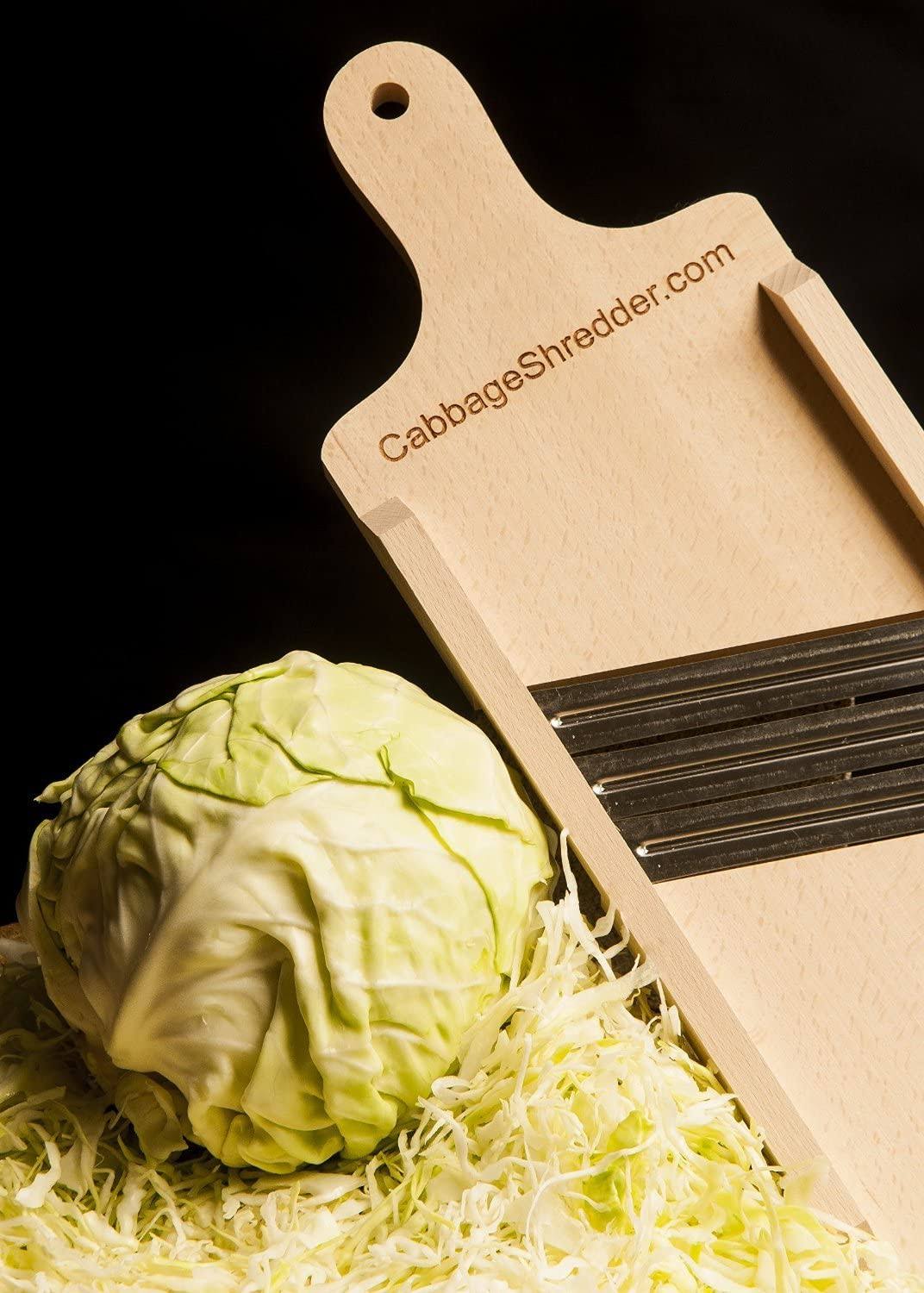 Cabbage Shredder u0026 Slicer for Finely Cut Sauerkraut and Coleslaw. Compact Size.
