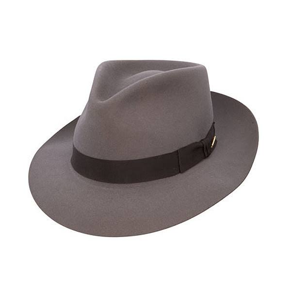 Stetson Chatham Fur Felt Fedora Hat: Size: 7 1/4 Caribou