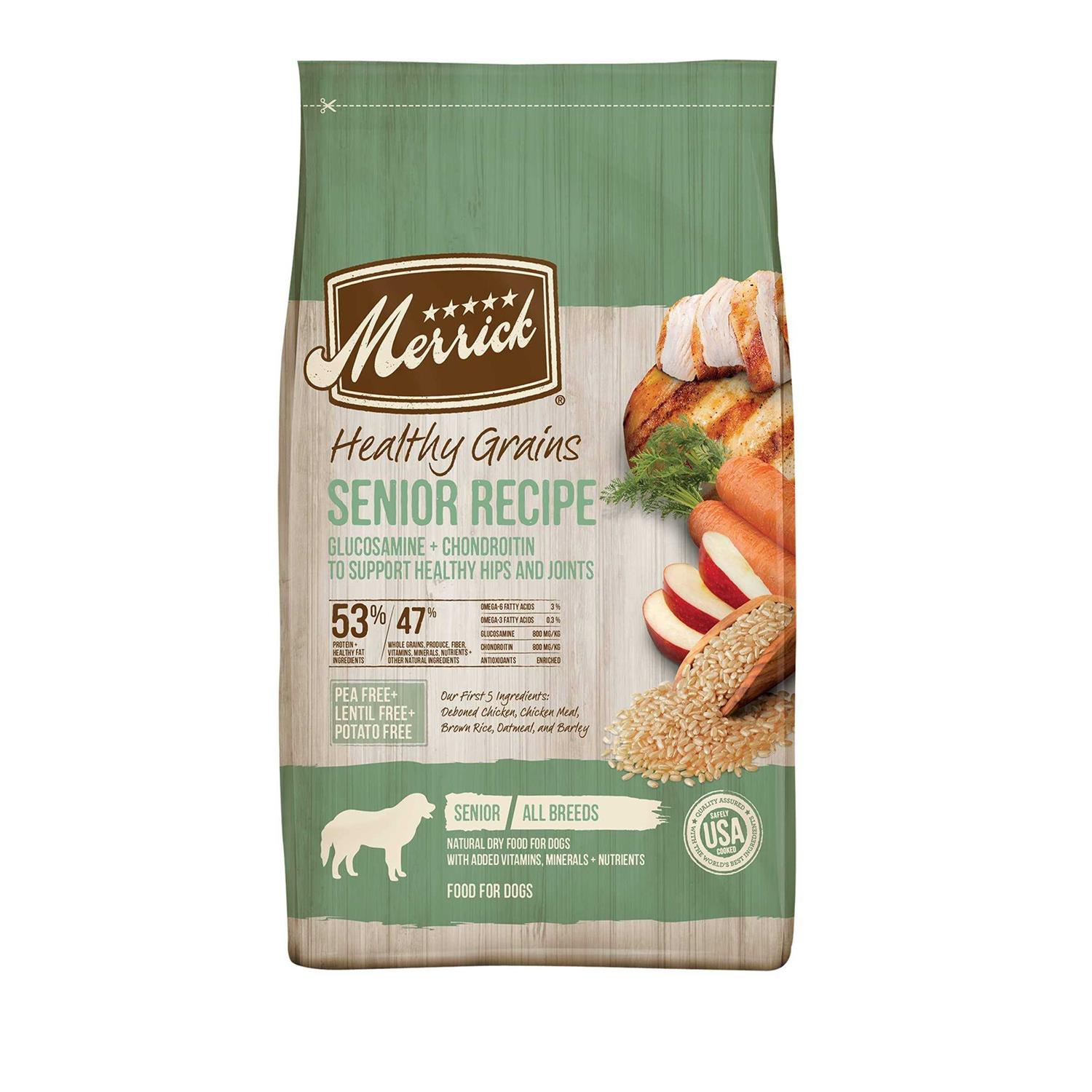 Merrick Healthy Grains Senior Dry Dog Food - Pet Supplies online store