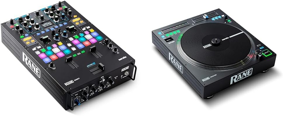 RANE DJ SEVENTY Serato Mixer Bundle with MPC Pads and Rane Twelve MKII Motorized Turntables