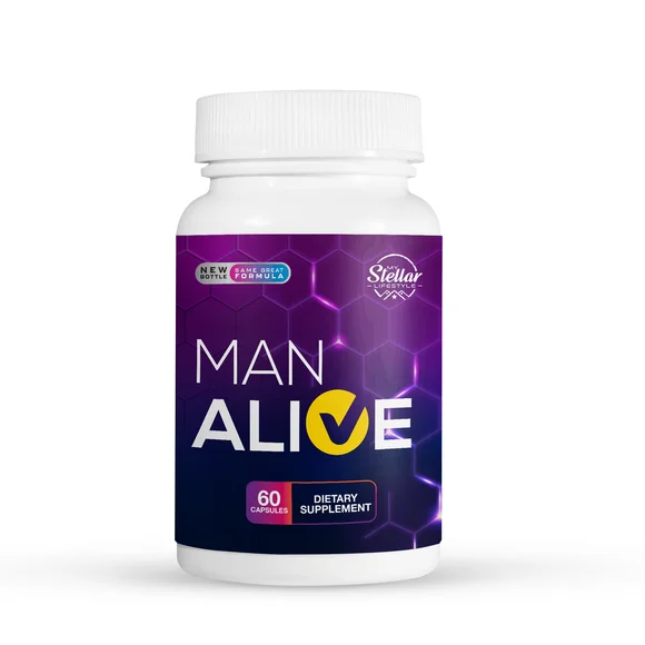 Man Alive, stamina libido vitality pills for men-60 Capsules - Kansas Nuitrition - HNZSDS