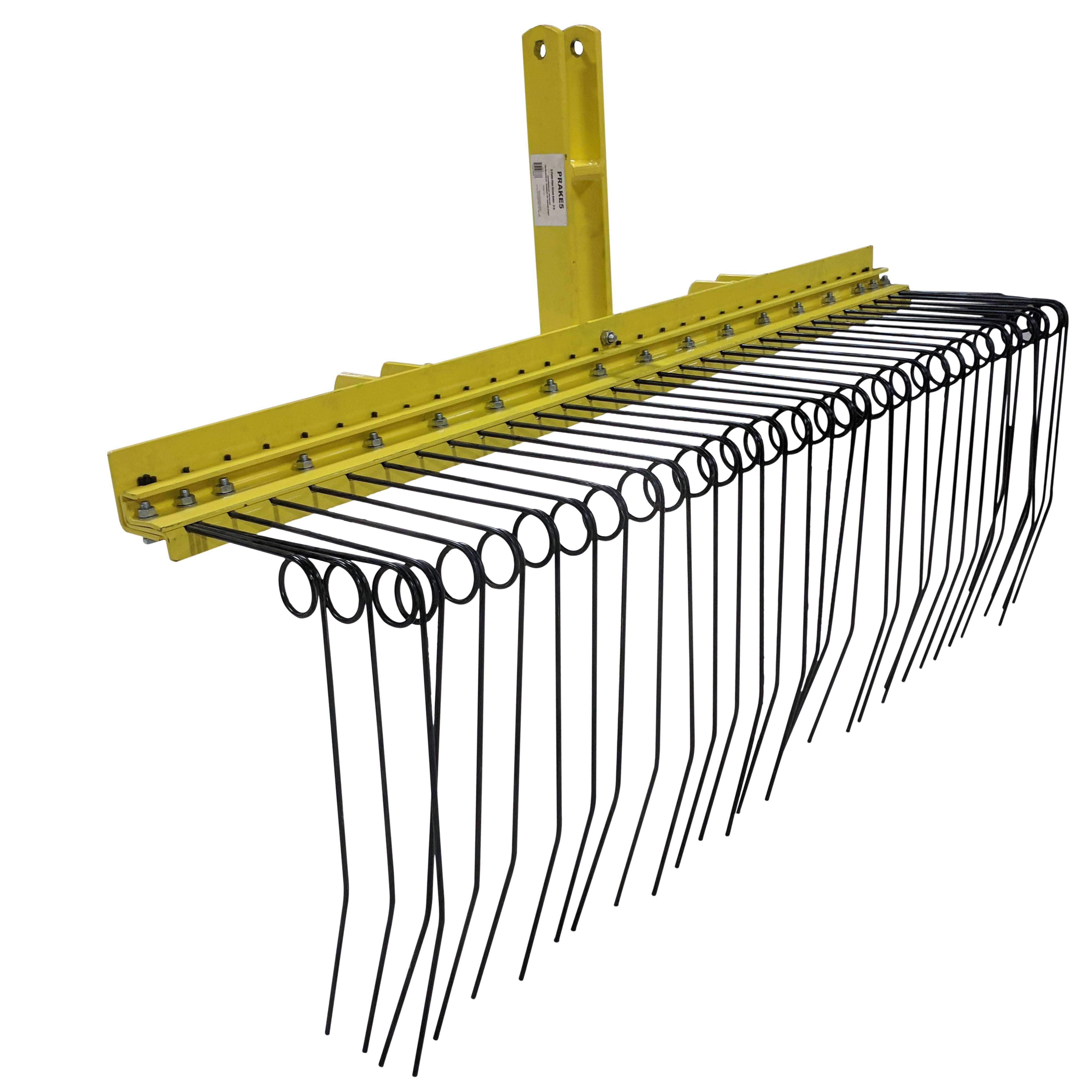 Titan 6 ft 3 Point Pine Straw Needle Rake for Cat 1, 3 Point