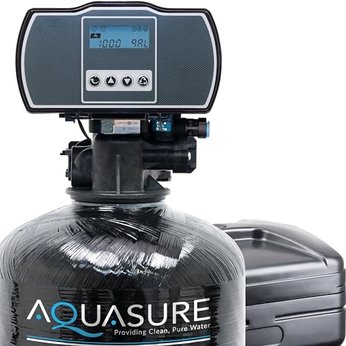 Aquasure Harmony Series 56,000 Grains Whole House Water Softener w/High Efficiency Digital Metered Control Head - Smart Home Appliances