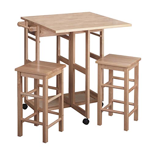 Winsome Suzanne Space Saver Set, for Kitchen, 33", Coffee