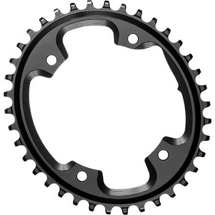 Absolute Black Oval N/W CX Chainring - 4-Bolt x 110 BCD - Megean