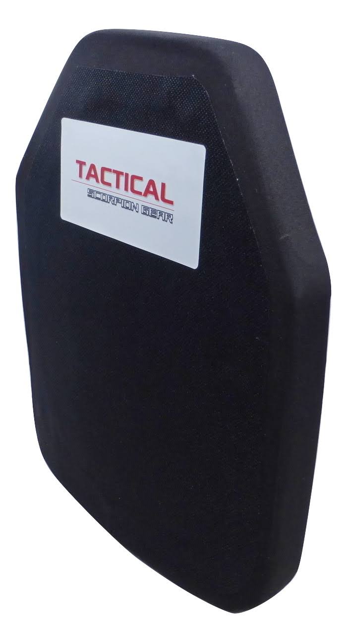 Tactical Scorpion Gear Level IV PE Alumina Polyethylene Flat Body Armor 8x10 - Level IV - Megean