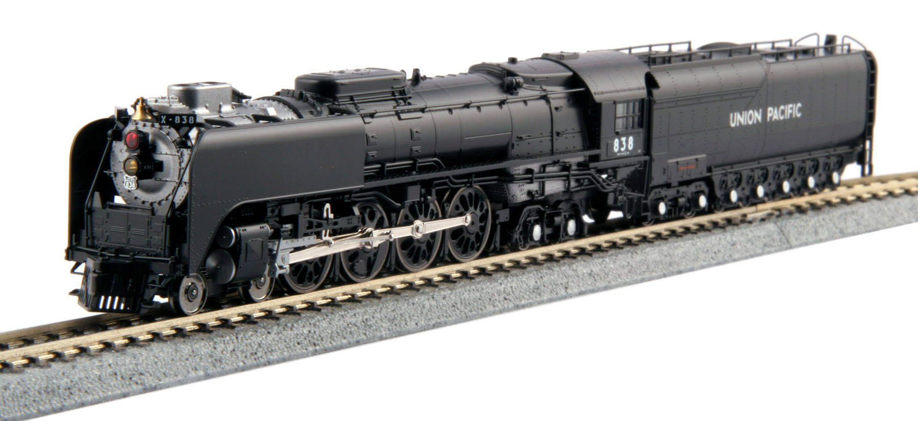 Kato N-Scale 4-8-4 FEF-3 Union Pacific Freight #838