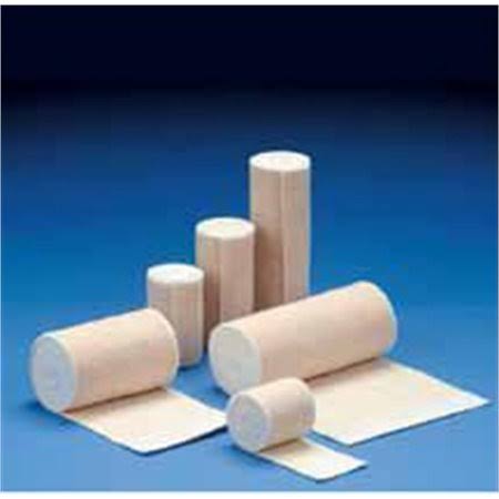 DeRoyal Elastic Bandage - 6 inchx10yd, Sterile, Clip, Tan, Box of 20 - Model 9865-10