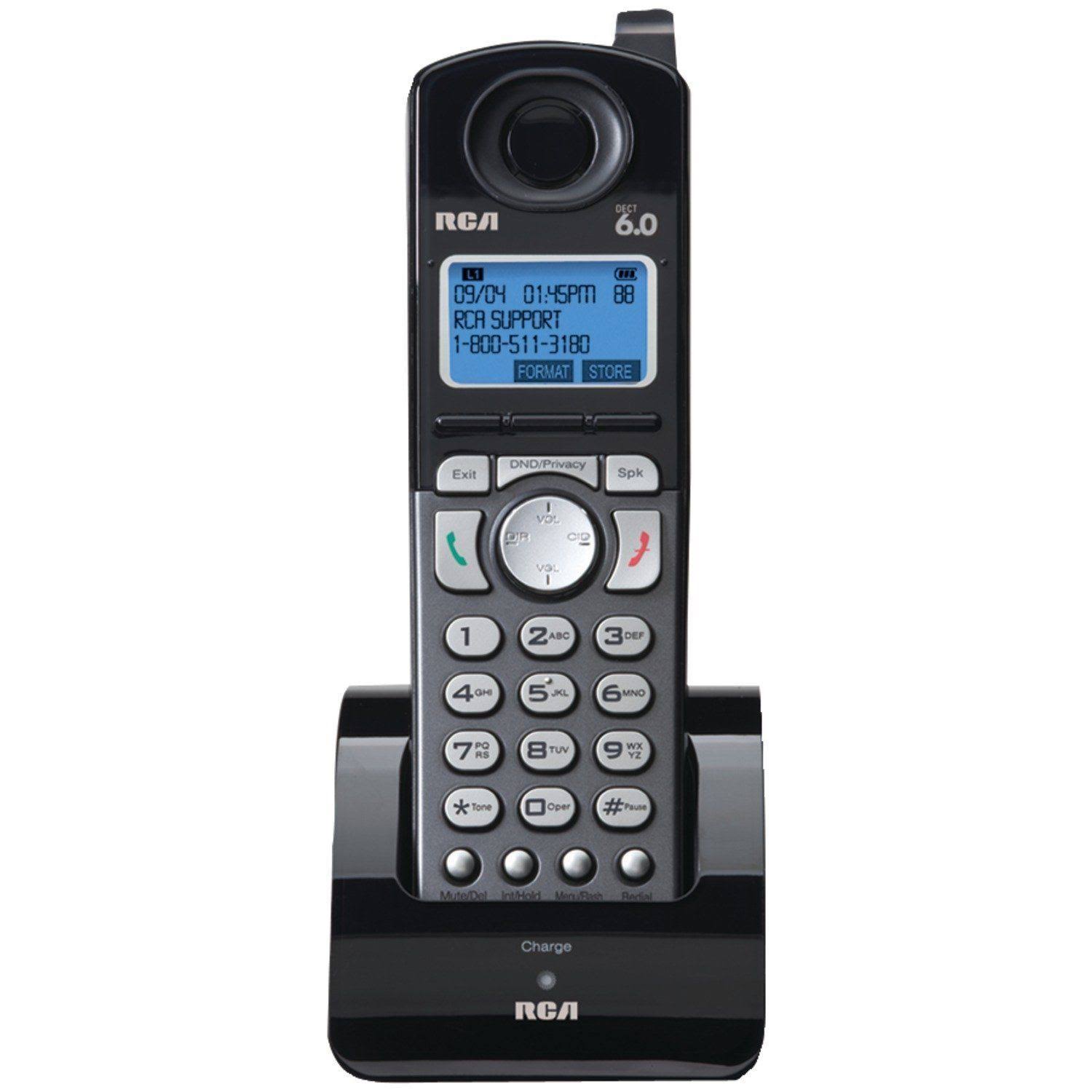 RCA 25055re1 Dect_6.0 1-Handset 2-Line Landline Telephone