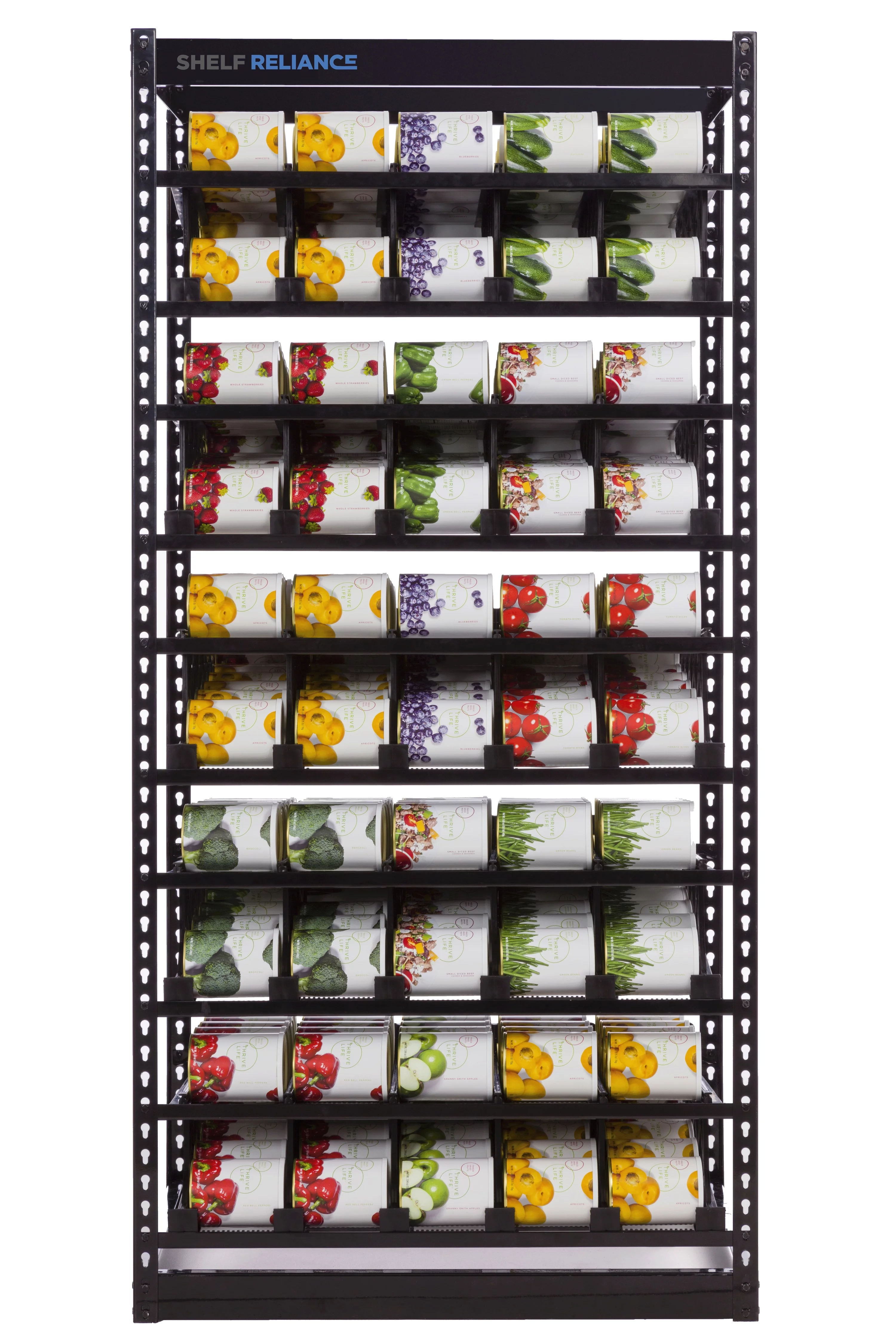 Shelf Reliance Pantry Organizer, Pantry Medium-Sized Can Food Storage Rotation System